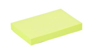 Afbeeldingen van Memoblok Quantore 51x76mm geel 100 vel