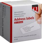 Afbeeldingen van Labeletiket Quantore DK-11209 29x62mm adres wit 800 stuks