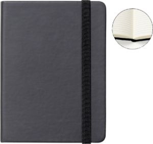 Afbeeldingen van Notitieboek Quantore A6 lijn 192blz 80gr zwart
