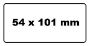 Afbeeldingen van Labeletiket Quantore 99014 54x101mm adres wit