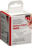 Afbeeldingen van Labeletiket Quantore 99010 28x89mm adres wit 2 rollen