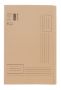 Afbeeldingen van Vouwmap Quantore Folio ongelijke zijde 250gr beige