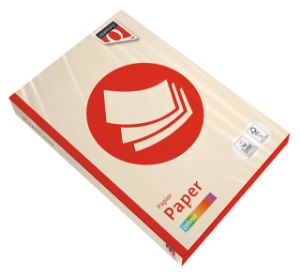 Afbeeldingen van Kopieerpapier Quantore Colour A4 80gr creme 500 vel