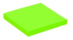Afbeeldingen van Memoblok Quantore 76x76mm neon groen 100 vel
