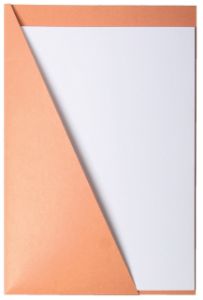 Afbeeldingen van Insteekmap Quantore driehoek ICN1 219x330mm 225gr chamois