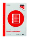 Afbeeldingen van Cursusblok Quantore A4 ruit 4x8 commercieel met kantlijn + 2 gaats perforatie