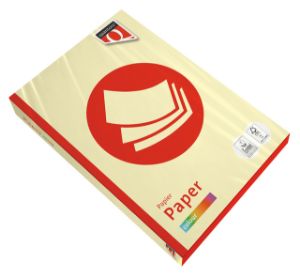 Afbeeldingen van Kopieerpapier Quantore Colour A4 120gr kanariegeel 250 vel