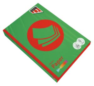 Afbeeldingen van Kopieerpapier Quantore Colour A4 80gr grasgroen 500 vel
