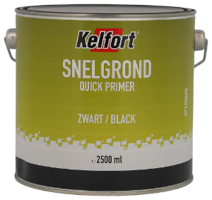 Afbeeldingen van Kelfort Grondverf snelgrond zwart 2500ml