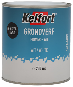 Afbeeldingen van Kelfort grondverf op waterbasis wit 750ml