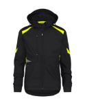 Afbeeldingen van Dassy Kalama Softshelljas zwart/fluogeel