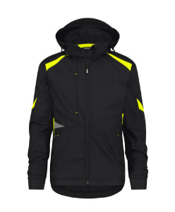 Afbeeldingen van Dassy Kalama zwart/fluogeel XL