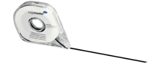 Afbeeldingen van Verdeeltape Legamaster 2,5mmx16m zwart