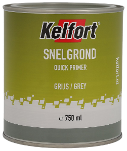 Afbeeldingen van Kelfort Grondverf snelgrond grijs 750ml