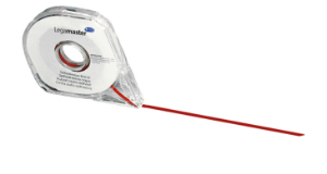 Afbeeldingen van Verdeeltape Legamaster 2,5mmx16m rood