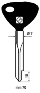 Afbeeldingen van Silca kruisbaardsleutel