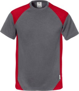 Afbeeldingen van Fristads t-shirt 7046 thv grijs/rood