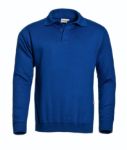 Afbeeldingen van Santino polosweater robin royal blue