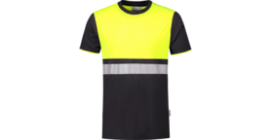 Afbeeldingen van Santino Hannover T-shirt grafiet/fluor geel