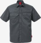 Afbeeldingen van KANSAS Overhemd Korte Mouw B60 donker grijs