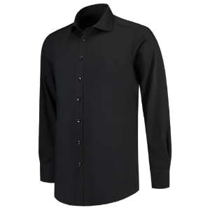 Afbeeldingen van Tricorp overhemd stretch fitted zwart