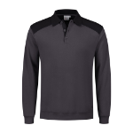 Afbeeldingen van Santino polosweater Tesla grijs/zwart