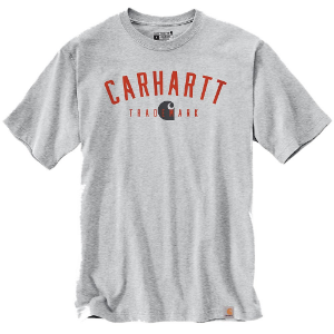 Afbeeldingen van Carhartt Relaxed fit heavyweight short-sleeve trademark graphic t-shirt grijs