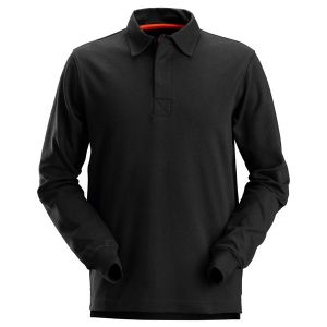 Afbeeldingen van Snickers Workwear Rugbyshirt zwart
