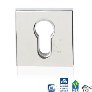 Afbeeldingen van GPF bouwbeslag Veiligheidsrozet, RVS gepolijst