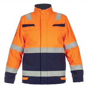 Afbeeldingen van Hydrowear softshell Menorca fluor oranje/marine