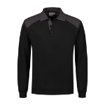 Afbeeldingen van Santino polosweater Tesla zwart/grijs