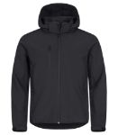 Afbeeldingen van Clique softshell classic hoody zwart