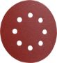 Afbeeldingen van Kelfort klitschuurschijf rood 8 gaten 125mm