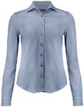 Afbeeldingen van Cutter & Buck dames blouse indigo melange