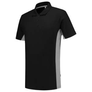 Afbeeldingen van Tricorp polo bicolor zwart/grijs