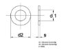 Afbeeldingen van Kelfort sluitring din 125a, nylon
