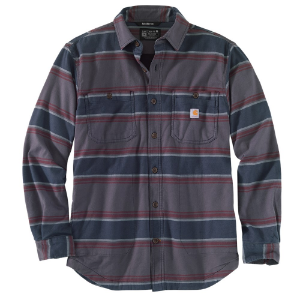 Afbeeldingen van Carhartt Rugged flex® relaxed fit midweight flannel fleece-lined shirt grijs