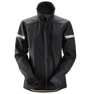 Afbeeldingen van Snickers Workwear AllroundWork, Softshell Damesjack 1207 zwart