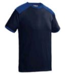 Afbeeldingen van Santino t-shirt tiesto navy/korenblauw