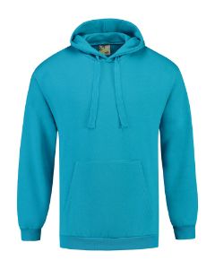 Afbeeldingen van L&S hooded sweater turquoise