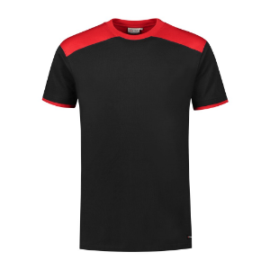 Afbeeldingen van Santino t-shirt tiesto zwart/rood