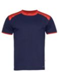 Afbeeldingen van Santino t-shirt tiesto navy/rood