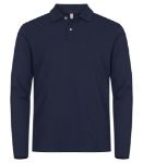 Afbeeldingen van Clique Pique polo lange mouw marine