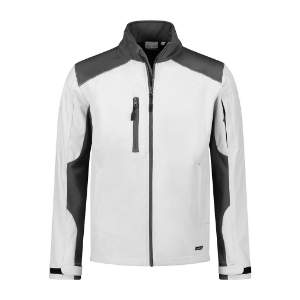 Afbeeldingen van Santino softshell Tour wit/grijs