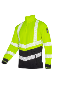 Afbeeldingen van Sioen 616A Sweater Corran fluor geel/marine
