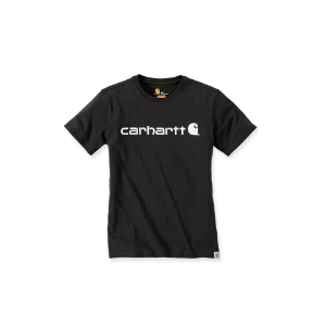 Afbeeldingen van Carhartt Loose fit heavyweight short-sleeve logo graphic t-shirt zwart