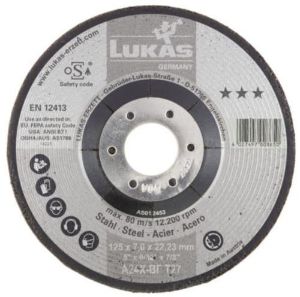 Afbeeldingen van Lukas afbraamschijf T27 125 x7.0   A24X