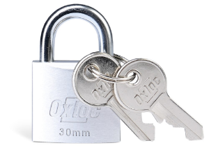 Afbeeldingen van Oxloc Cilinderhangslot ALU30 VS 30mm