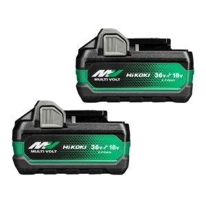 Afbeeldingen van Hikoki multi-volt accu twinpack 18V 5.0Ah / 36V 2.5Ah