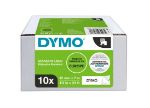 Afbeeldingen van Labeltape Dymo LabelManager D1 polyester 12mm zwart op wit 10 stuks